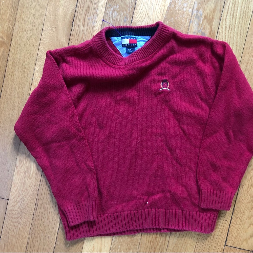 🌟 Boys Maroon Dress - Uniform Sweater